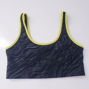 Fabletics Unlined Abstract Sports Bra